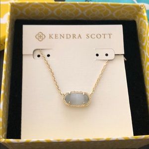 Kendra Scott Necklace Elisa Gold and Gray
